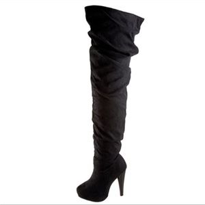 Michael Antonio McKay thigh high boot